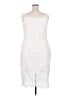 Unbranded 100% Polyester White Cocktail Dress Size 3XL - photo 2
