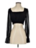 Altar'd State 100% Polyester Black Long Sleeve Blouse Size S - photo 1