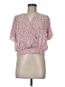 Como Vintage Pink Short Sleeve Blouse Size M - photo 1