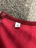 Unbranded Solid Burgundy Cocktail Dress Size M - photo 7