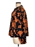 Unbranded 100% Polyester Floral Orange Long Sleeve Blouse Size L - photo 5