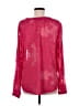 Katherine Barclay Pink Long Sleeve Blouse Size L - photo 2
