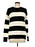 Joe Fresh 100% Acrylic Stripes Black Pullover Sweater Size L - photo 1