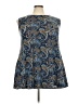 Veranee Blue Sleeveless Blouse Size 3X - photo 1