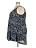 Veranee Blue Sleeveless Blouse Size 3X - photo 5