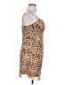Shein Animal Print Brown Cocktail Dress Size 1X - photo 4