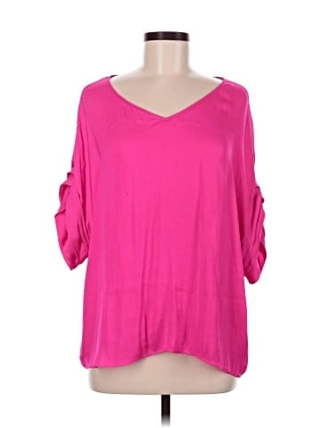 Naked Zebra 3/4 Sleeve Top (view 1)