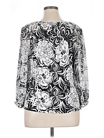 Sara Michelle 3/4 Sleeve Blouse (view 2)