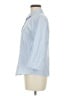 L.L.Bean 100% Cotton Stripes Blue 3/4 Sleeve Button-Down Shirt Size M - photo 5