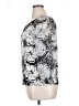 Sara Michelle Floral White Silver 3/4 Sleeve Blouse Size XL - photo 5
