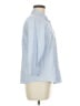 L.L.Bean 100% Cotton Stripes Blue 3/4 Sleeve Button-Down Shirt Size M - photo 4