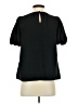 LC Lauren Conrad 100% Polyester Black Short Sleeve Blouse Size XS - photo 2