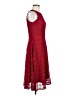 Danny And Nicole 100% Polyester Red Cocktail Dress Size 8 - photo 4