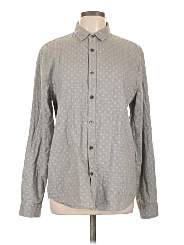 Closed Long Sleeve Button-Down Shirt (view 1)