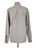 Closed 100% Cotton Polka Dots Gray Long Sleeve Button-Down Shirt Size L - photo 2