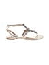 Badgley Mischka Silver Gold Sandals Size 7 - photo 1