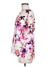 Lovestitch 100% Rayon Floral Ivory Short Sleeve Blouse Size M - photo 5