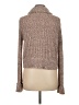 Free People Tweed Tan Turtleneck Sweater Size M - photo 2