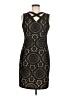 En Focus Studio 100% Recycled Polyester Black Cocktail Dress Size 8 - photo 1