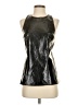 Zara 100% Polyurethane Black Sleeveless Blouse Size S - photo 1