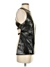 Zara 100% Polyurethane Black Sleeveless Blouse Size S - photo 4