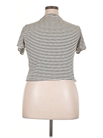 Marled Short Sleeve Turtleneck (view 2)
