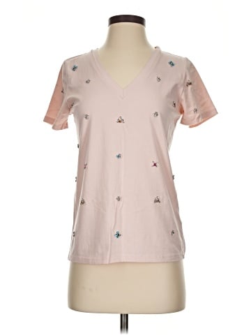 Red Saks Fifth Avenue Short Sleeve T-Shirt (view 1)