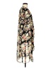 Lularoe 100% Polyester Floral Black Kimono Size M - photo 4
