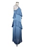 Ramy Brook 100% Polyester Blue Casual Dress Size 6 - photo 4