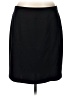 Ellen Tracy Solid Black Casual Skirt Size L - photo 1