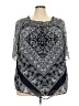 Westport 100% Polyester Black 3/4 Sleeve Blouse Size 3X - photo 1