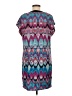 Laundry by Shelli Segal Print Blue Casual Dress Size M - photo 2