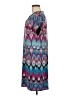Laundry by Shelli Segal Print Blue Casual Dress Size M - photo 5