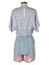 Conditions Apply 100% Viscose Print Blue Romper Size M - photo 2