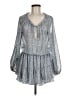 LoveShackFancy 100% Silk Paisley Blue Casual Dress Size M - photo 1