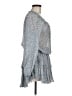 LoveShackFancy 100% Silk Paisley Blue Casual Dress Size M - photo 4