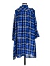 Catherines 100% Polyester Blue Casual Dress Size 2X (petite) - photo 2