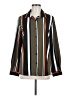 Unbranded Color Block Brown Long Sleeve Blouse Size M - photo 1