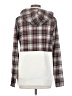 Pulse Plaid White Pullover Hoodie Size S - photo 2