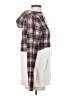 Pulse Plaid White Pullover Hoodie Size S - photo 4