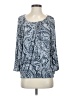 MICHAEL Michael Kors Blue 3/4 Sleeve Blouse Size S - photo 1