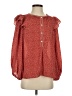 Max Studio 100% Polyester Red Long Sleeve Blouse Size S - photo 1