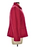 Coldwater Creek 100% Acrylic Solid Pink Red Jacket Size 12 - photo 4