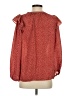 Max Studio 100% Polyester Red Long Sleeve Blouse Size S - photo 2
