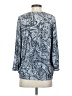 MICHAEL Michael Kors Blue 3/4 Sleeve Blouse Size S - photo 2