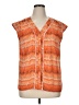 Worthington 100% Polyester Orange Sleeveless Blouse Size XL - photo 1
