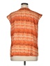 Worthington 100% Polyester Orange Sleeveless Blouse Size XL - photo 2