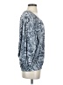 MICHAEL Michael Kors Blue 3/4 Sleeve Blouse Size S - photo 4