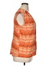 Worthington 100% Polyester Orange Sleeveless Blouse Size XL - photo 4