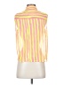 Moon Collection Stripes Yellow Sleeveless Button-Down Shirt Size XS (estimated) - photo 2